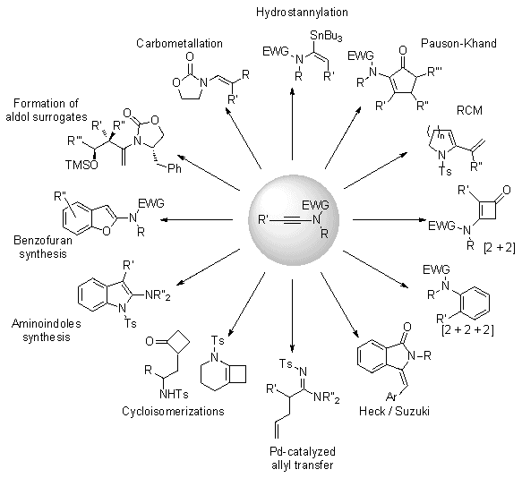 Figure 1. Utility of ynamides in organic synthesis