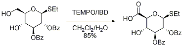 Scheme 14. Oxidation of thioglycosides.