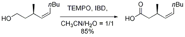 Scheme 16. Oxidation of primary alcohol to carboxylic acid.