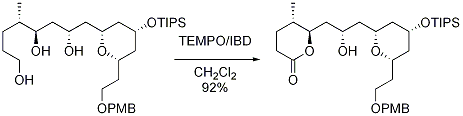 Scheme 1. Selective oxidation and d-lactonization