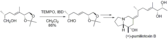Scheme 6. Total synthesis of (+)-pumiliotoxin B.