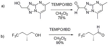 Scheme 8. Multi-kilogram-scale synthetic application of the IBD/TEMPO oxidation methodology.