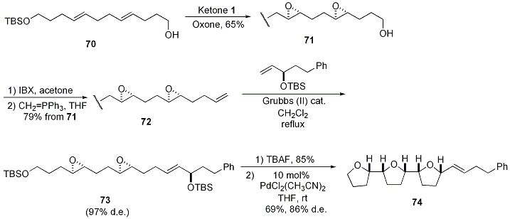 Scheme 17.





Pd(II)-Catalyzed Formation of Linked Tetrahydrofurans