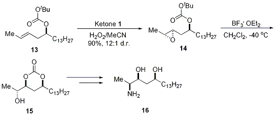 Scheme 4.





Synthesis of 1-Deoxy-5-Hydroxysphingosine Analogue