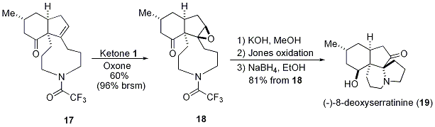 Scheme 5.





Synthesis of (-)-8-Deoxyserratinine