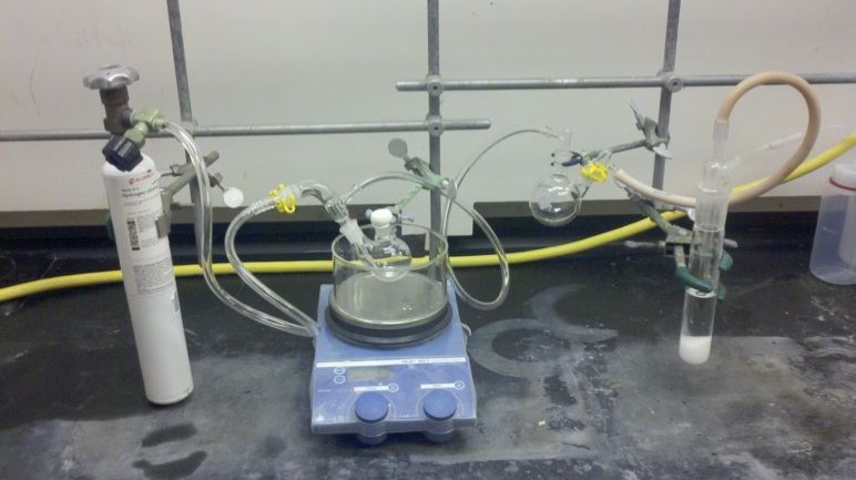 Figure 1. Apparatus assembly for Step A