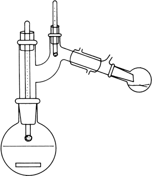 Figure 1. Apparatus for the preparation of ethyl 4-methyl-(E)-4,8-nonadienoate.