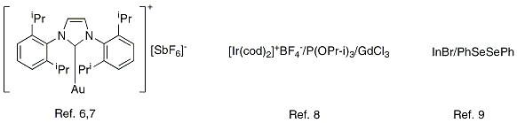 Figure 2 New Dihydration Catalysts for α,ω-Diynes